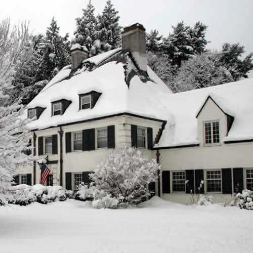 Forty Putney Road B&B in the snow