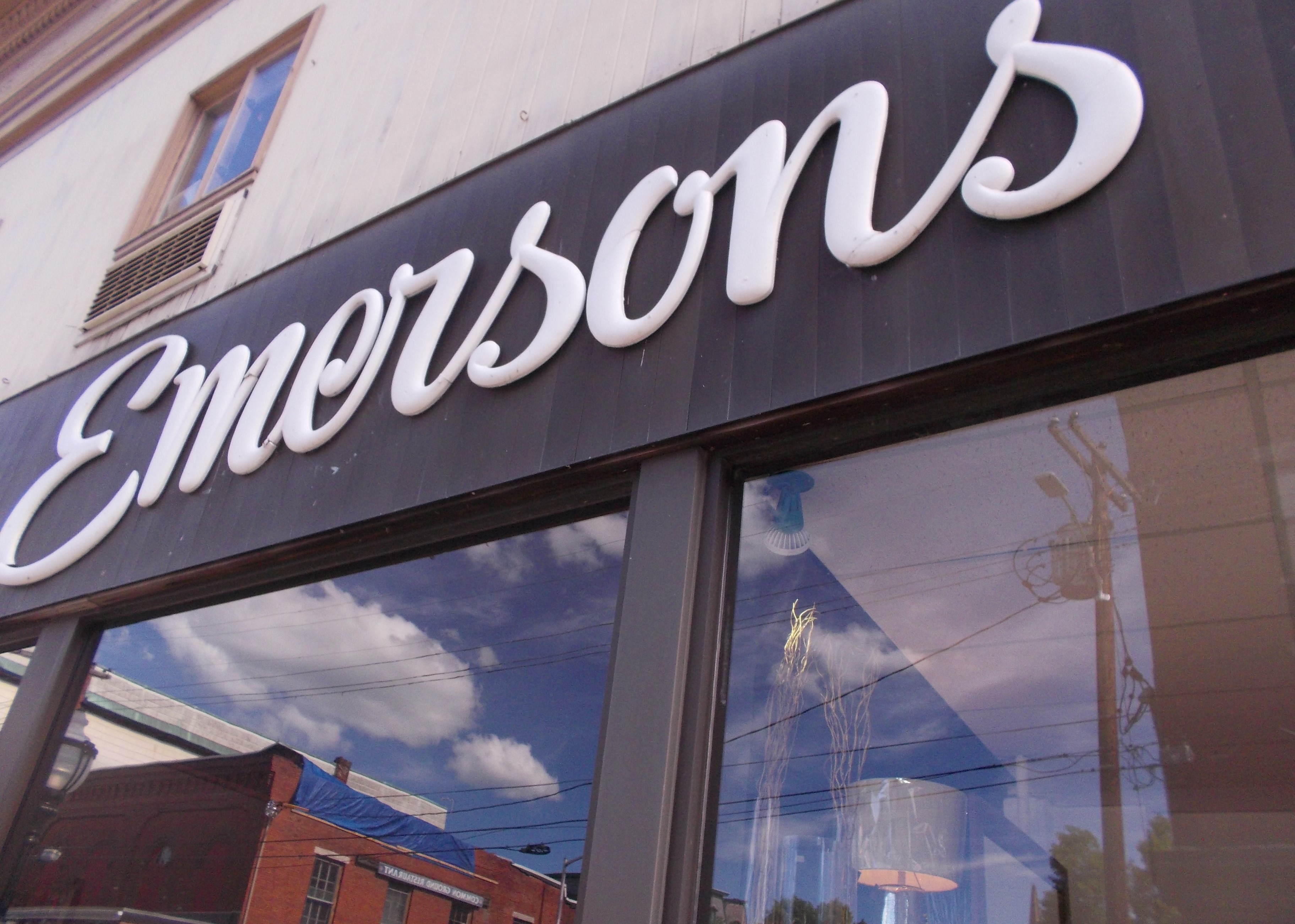 Emersons with reflected sky. photo Jen Austin